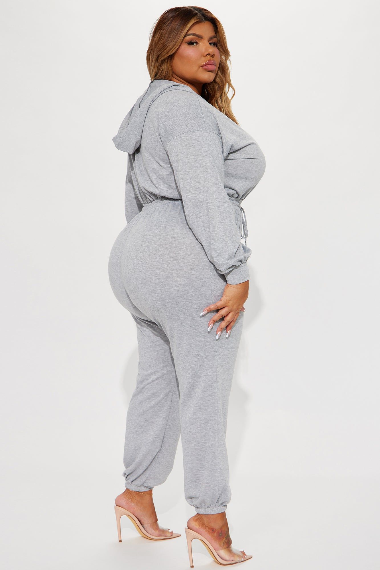Slow Jams Jumpsuit - Heather Grey sold by Fashion Nova product image thumbnail 7