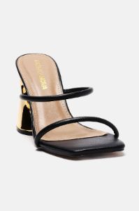 Try Your Luck Novelty Mules - Black sold by Fashion Nova