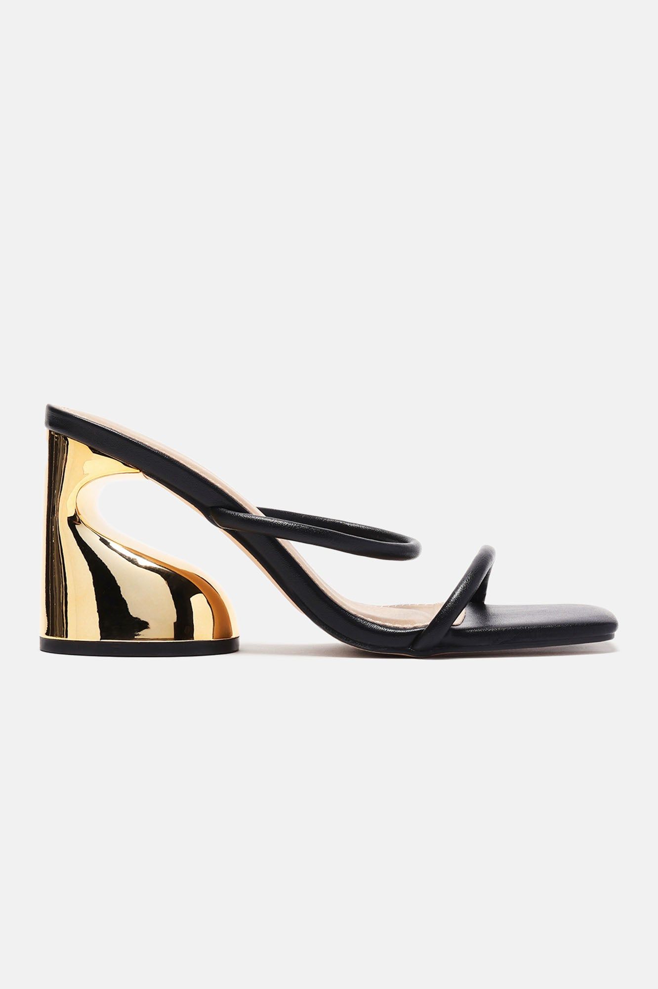 Try Your Luck Novelty Mules - Black sold by Fashion Nova