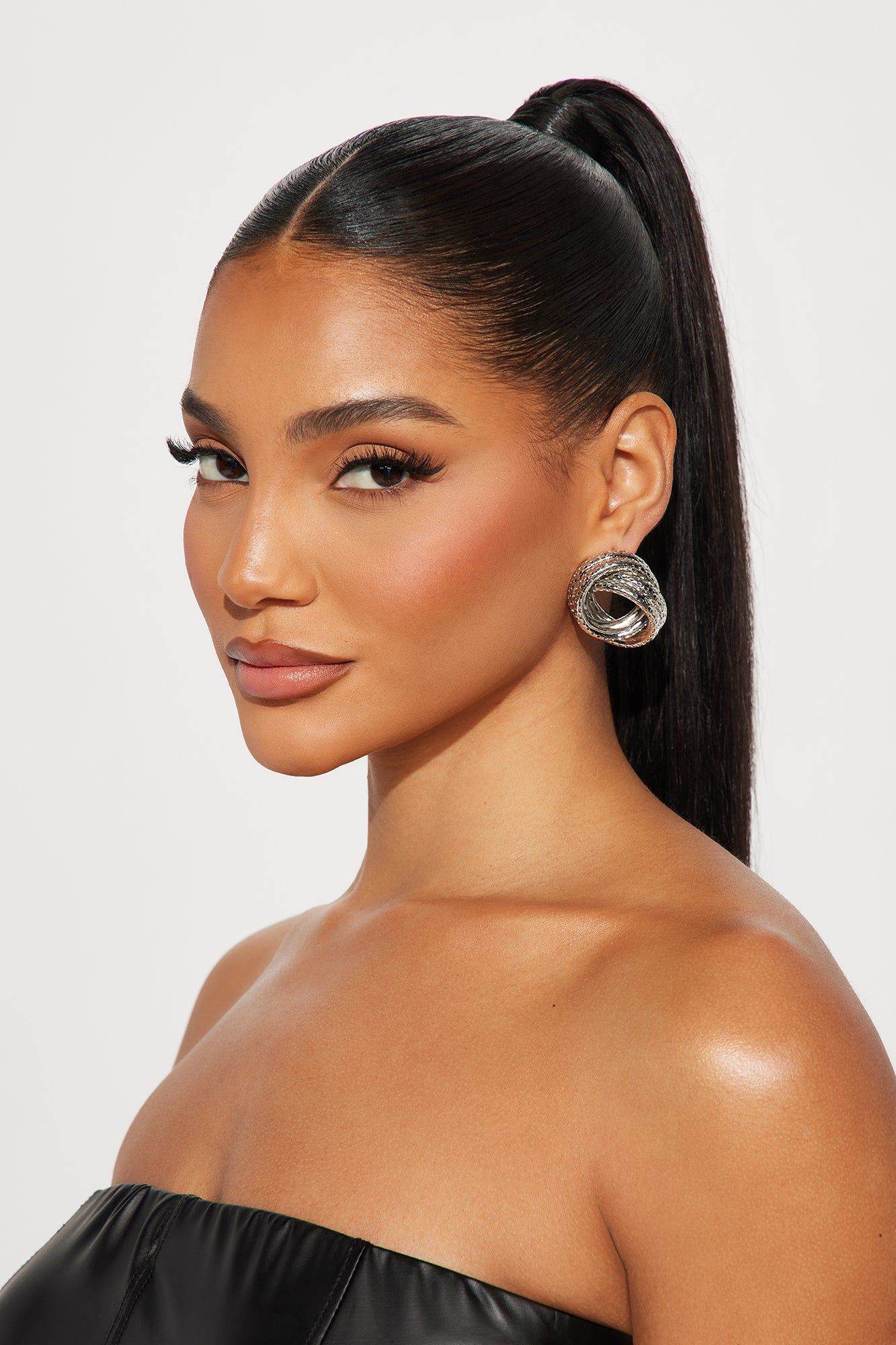Tough Act Earrings - Silver sold by Fashion Nova product image thumbnail 2