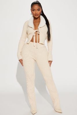 Sincerely Yours Sweater Pant Set - Cream sold by Fashion Nova