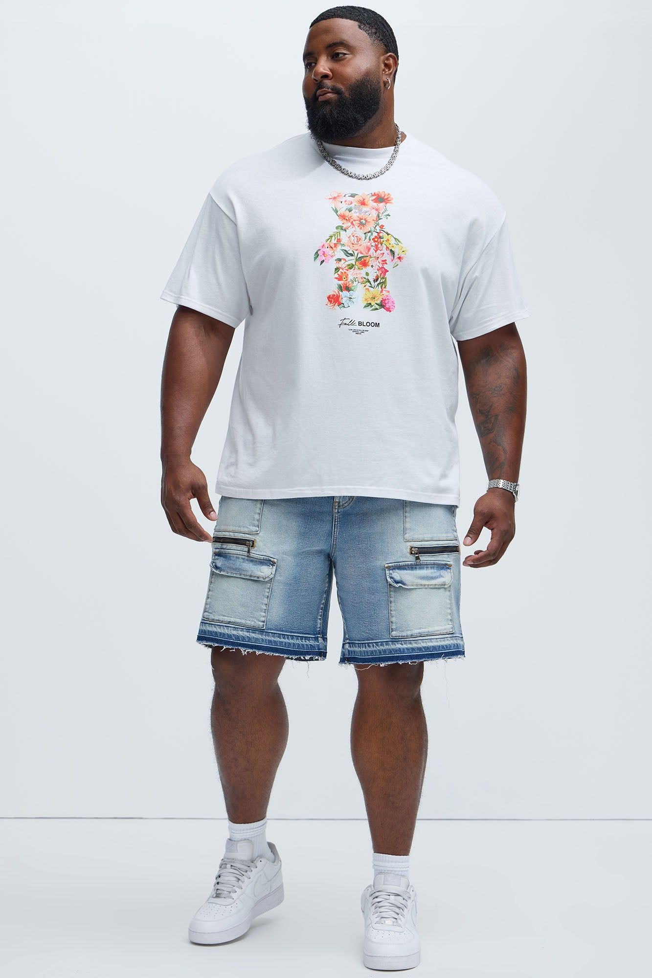 Full Bloom Short Sleeve Tee - White sold by Fashion Nova product image thumbnail 3