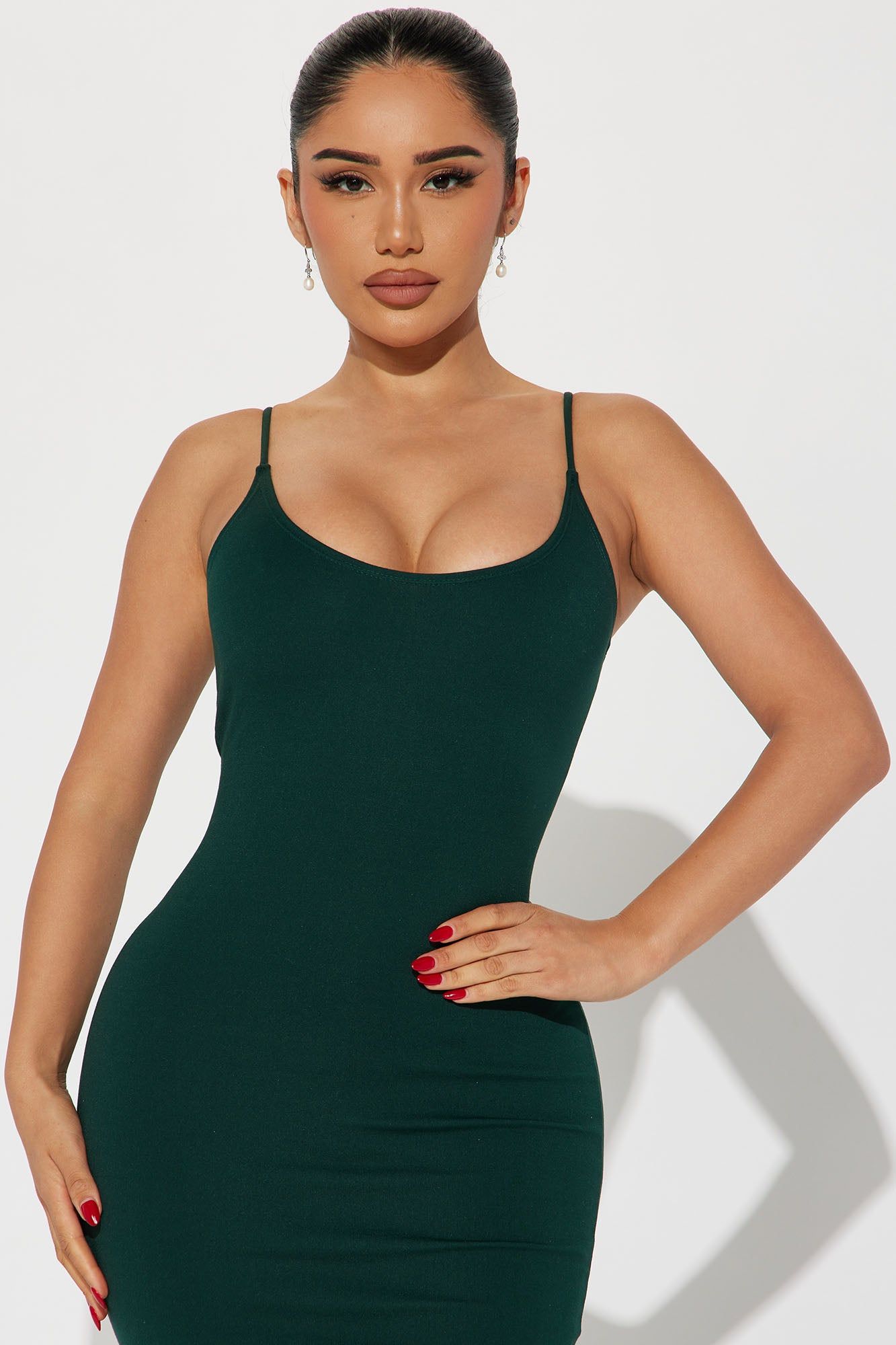 My Main Chic Midi Dress - Hunter sold by Fashion Nova product image thumbnail 2