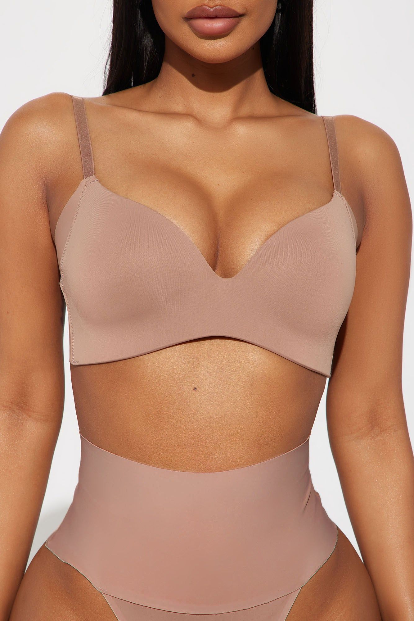 Oh So Smooth 2 Pack Smoothing Bra - Mocha sold by Fashion Nova product image thumbnail 3