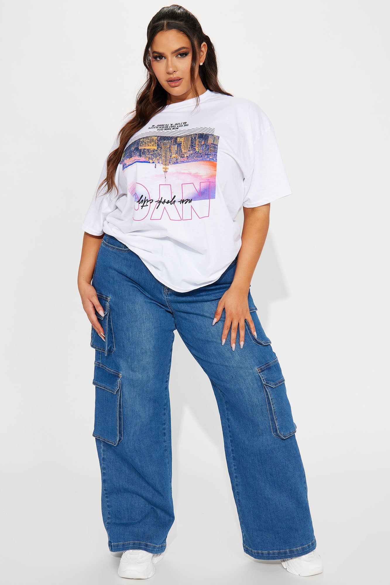 NYC Skies Graphic Tshirt - White sold by Fashion Nova product image thumbnail 5