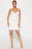 Alicia Ribbed Mini Dress - White sold by Fashion Nova