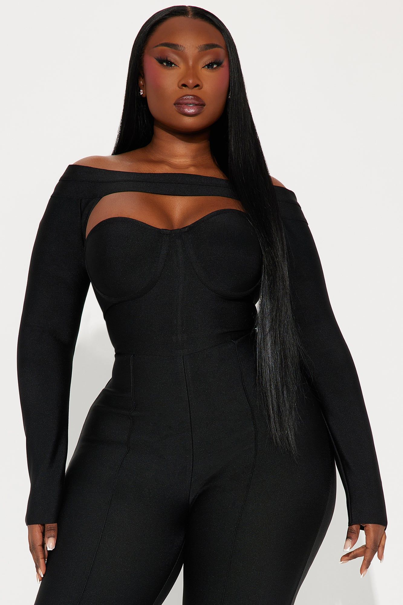 In My Element Bandage Jumpsuit - Black sold by Fashion Nova product image thumbnail 5