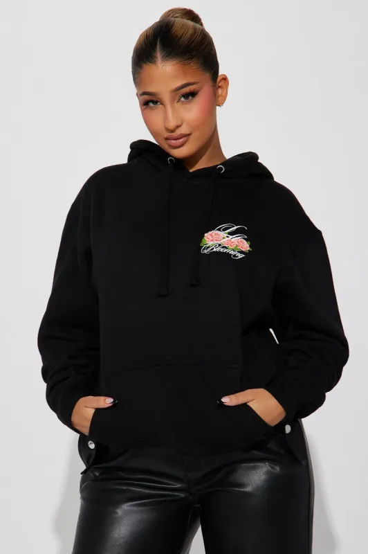 Palm Tree Dreams Los Angeles Hoodie - Black sold by Fashion Nova