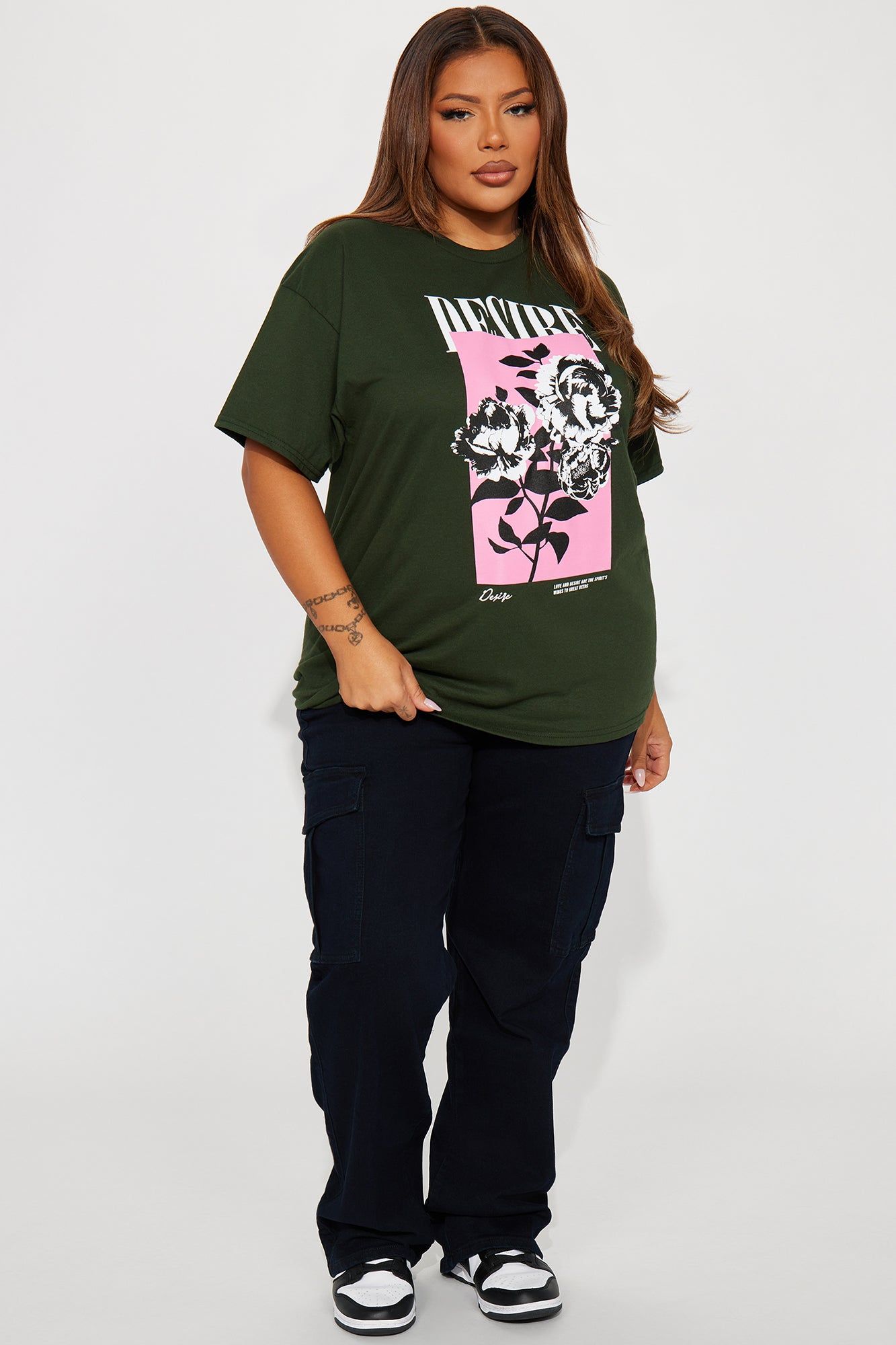 Desire You Graphic Tee - Hunter sold by Fashion Nova product image thumbnail 5