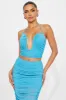 Always Slaying Mesh Skirt Set - Turquoise sold by Fashion Nova