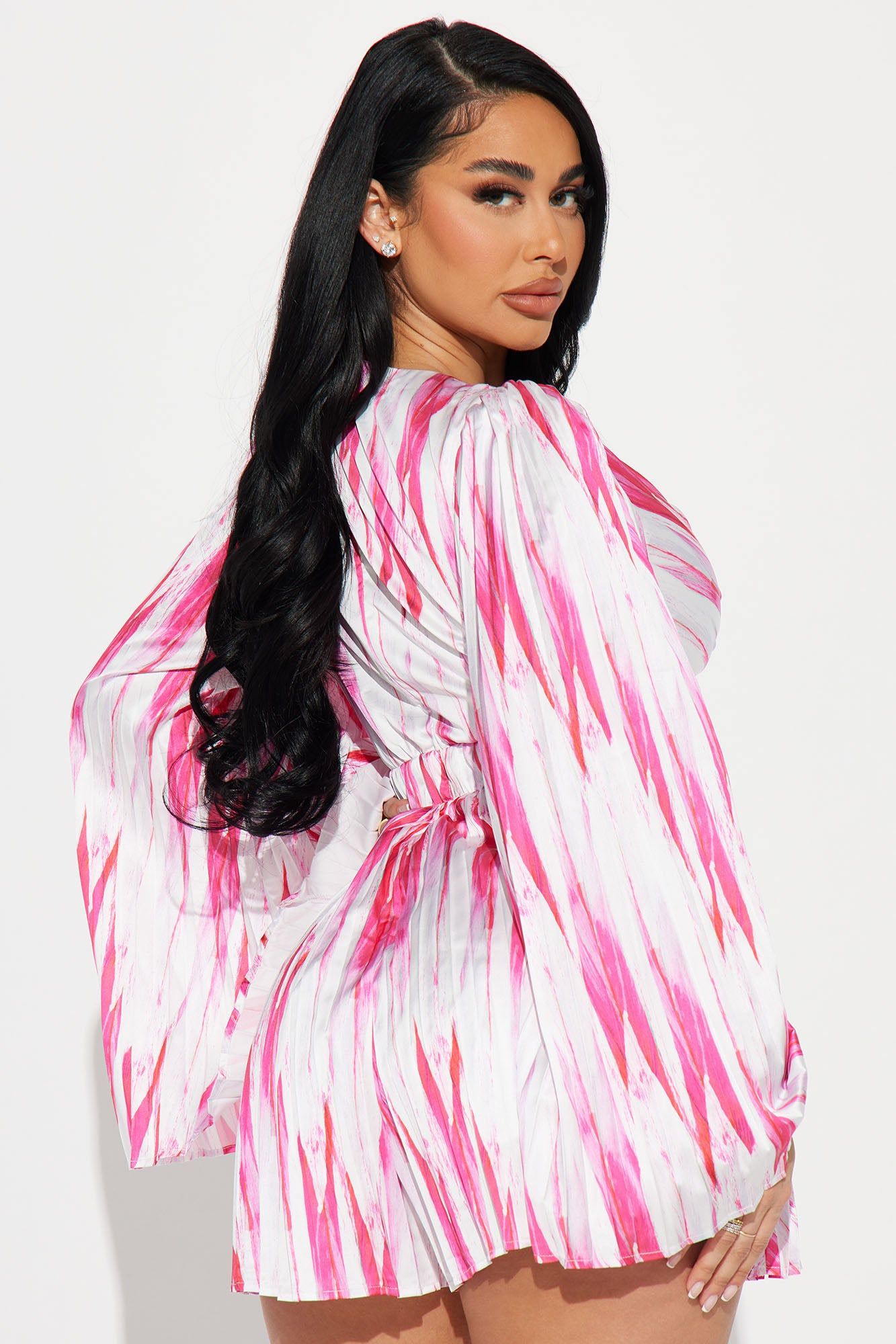 Turning Heads Romper - Pink/combo sold by Fashion Nova product image thumbnail 2