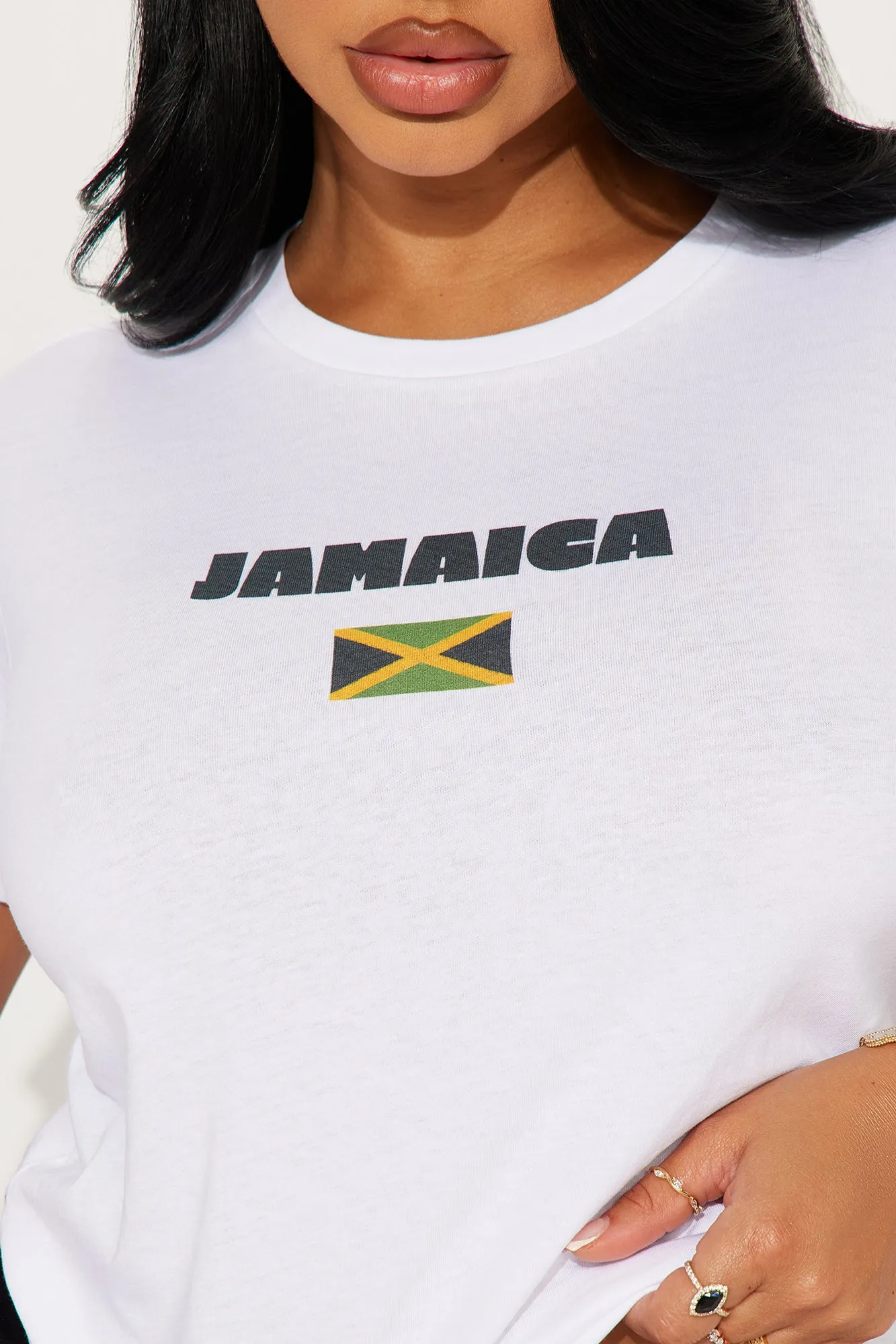 Team Jamaica Tee - White sold by Fashion Nova product image thumbnail 3