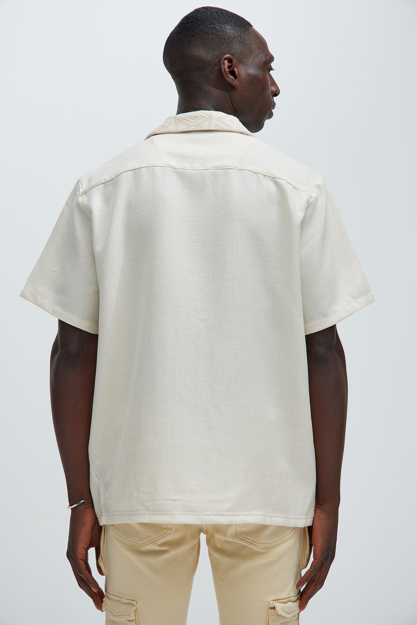 Front Pocket Shirt - Off White sold by Fashion Nova product image thumbnail 3