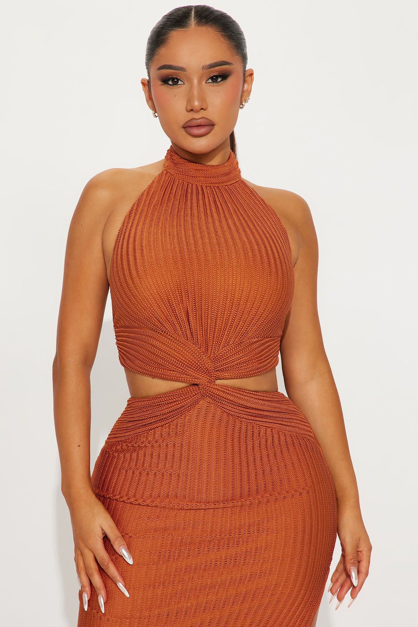 Mind Me Maxi Dress - Rust sold by Fashion Nova product image thumbnail 2