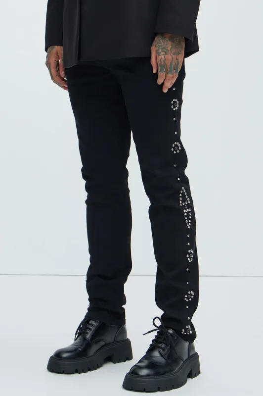 Party Like A Rockstar Slim Jeans - Black sold by Fashion Nova