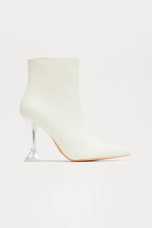 Ronan Booties - Ivory sold by Fashion Nova
