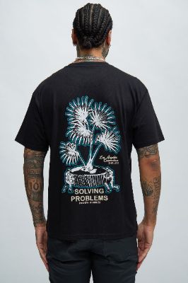 LA Connection Endless Short Sleeve Tee - Black sold by Fashion Nova