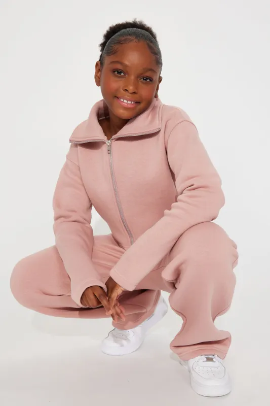 Minin Sweet Angel Fleece Pant Set - Pink sold by Fashion Nova