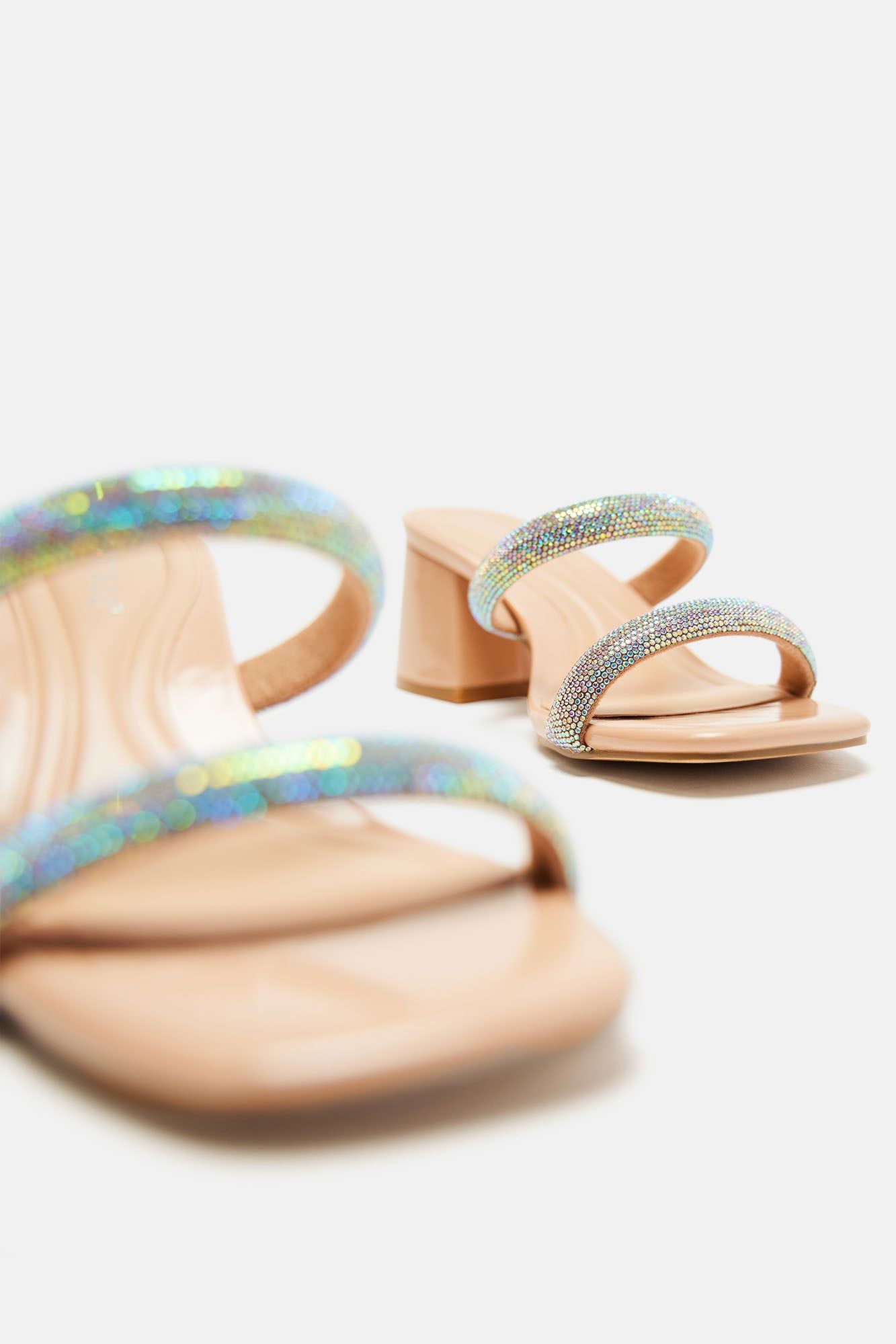 Taking A Chance Heeled Mules - Nude sold by Fashion Nova product image thumbnail 4