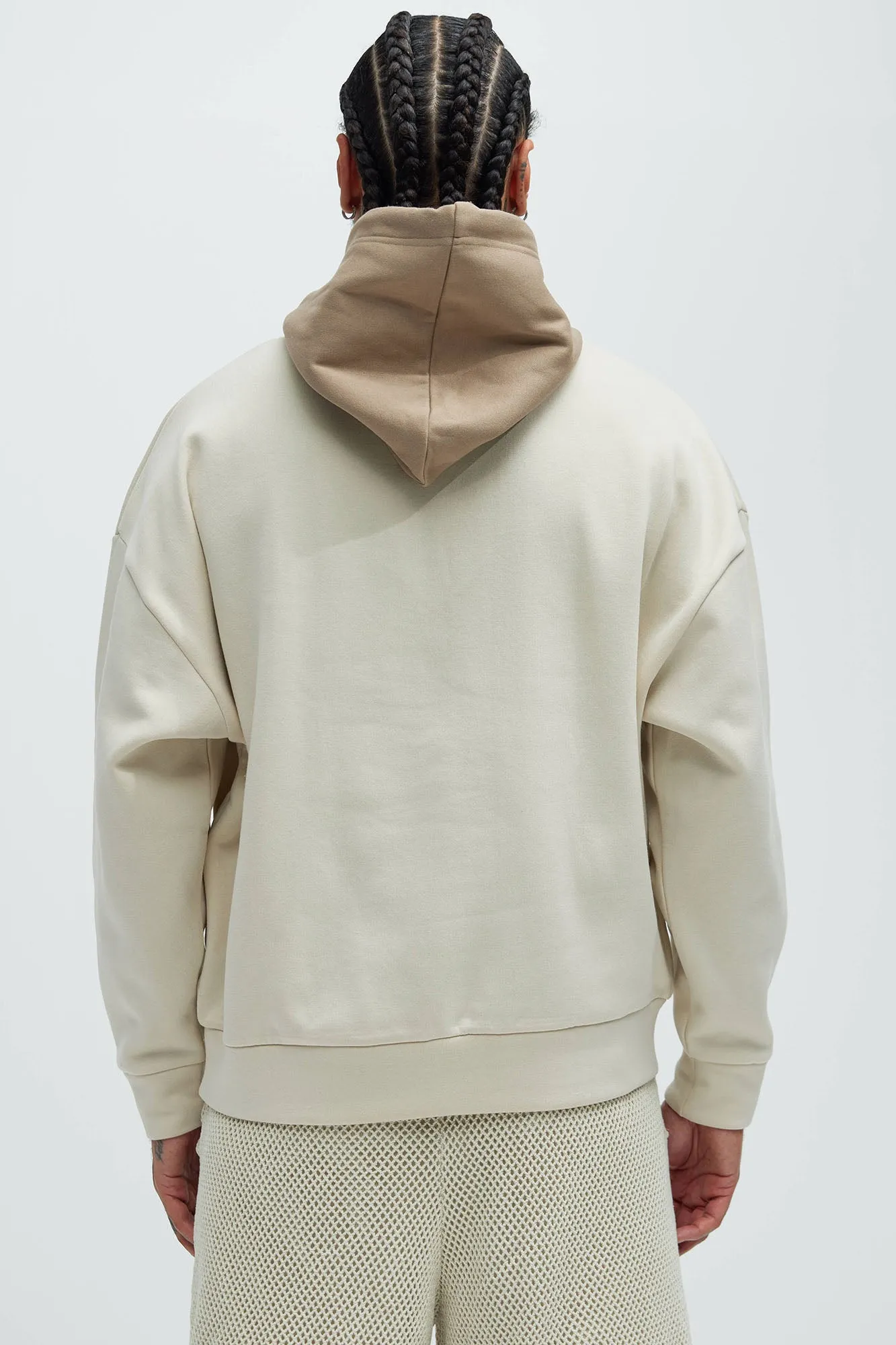 In The Trenches Hoodie - Off White/combo sold by Fashion Nova product image thumbnail 4