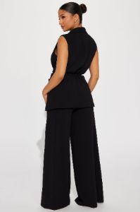 Never Met You Pant Set - Black sold by Fashion Nova