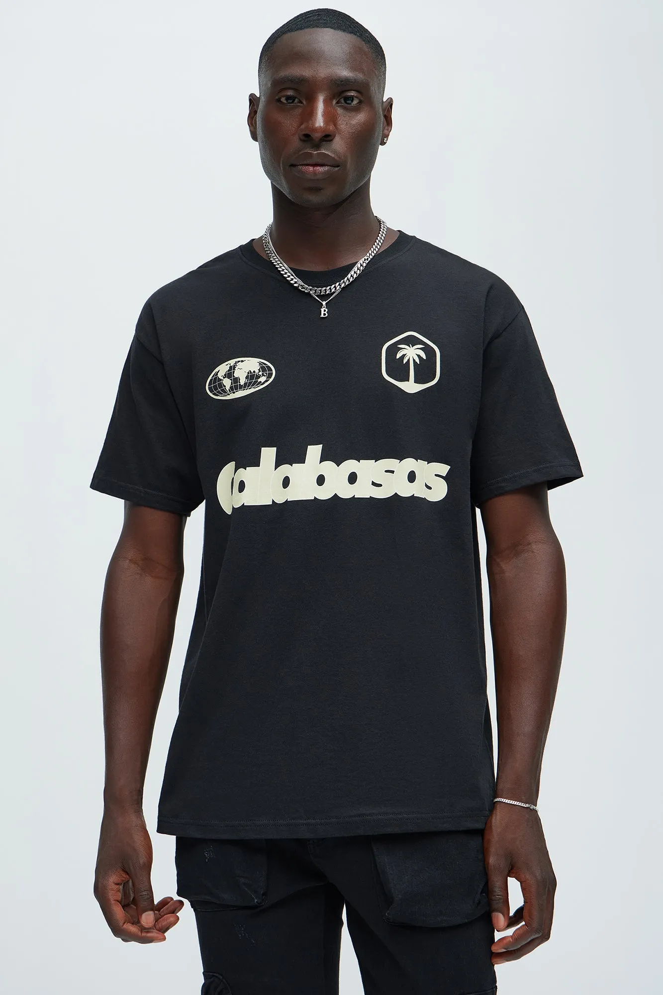 Calabasas Short Sleeve Tee - Black sold by Fashion Nova