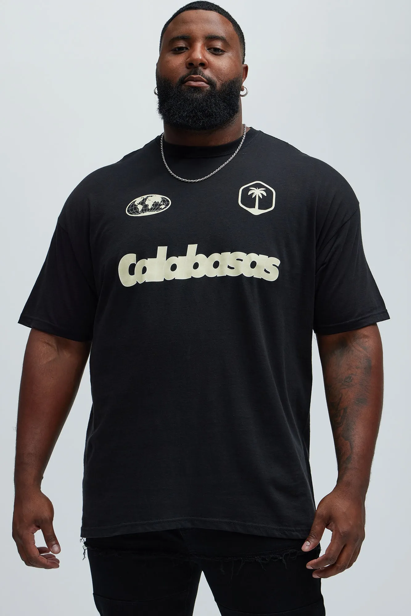 Calabasas Short Sleeve Tee - Black sold by Fashion Nova product image thumbnail 4