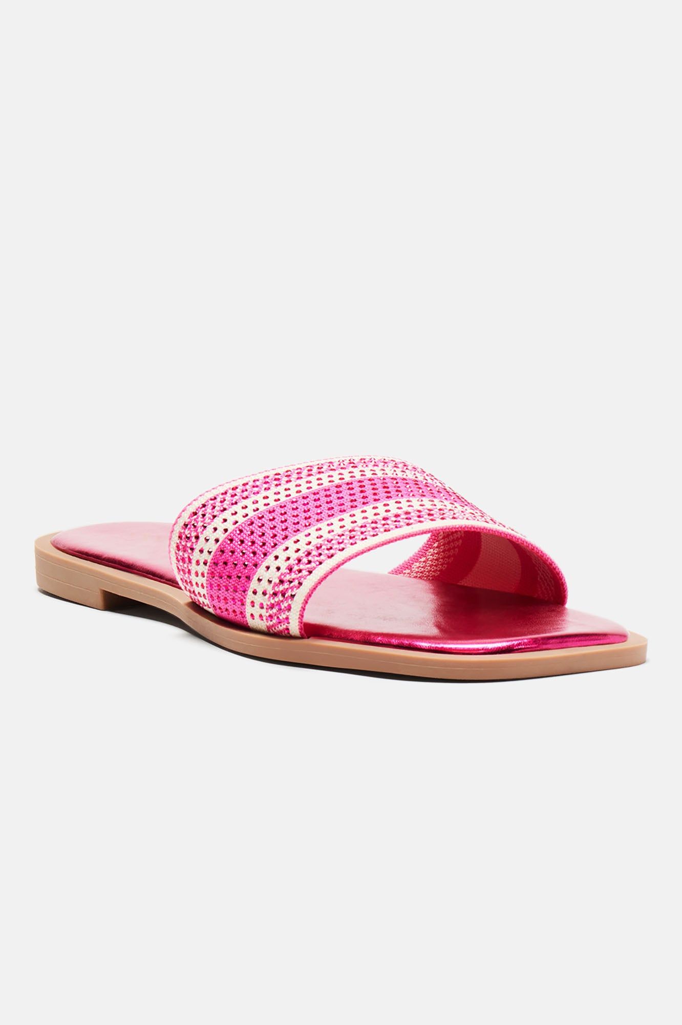 Official Girl Flat Sandals - Pink sold by Fashion Nova product image thumbnail 2