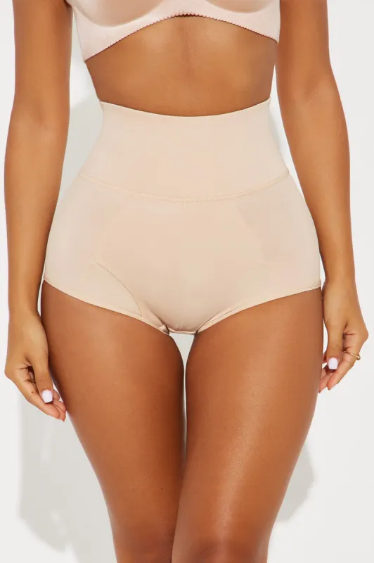 Giving Curves Booty Lifting Padded Shapewear Panty - Nude sold by Fashion Nova