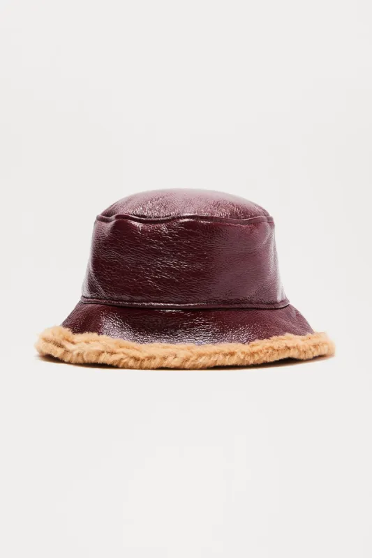 Weekend In Big Bear Bucket Hat - Brown/combo sold by Fashion Nova