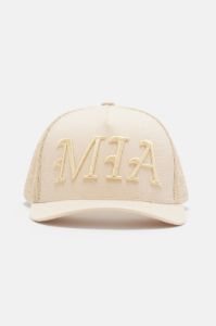 Miami Twill Trucker Hat - Stone sold by Fashion Nova