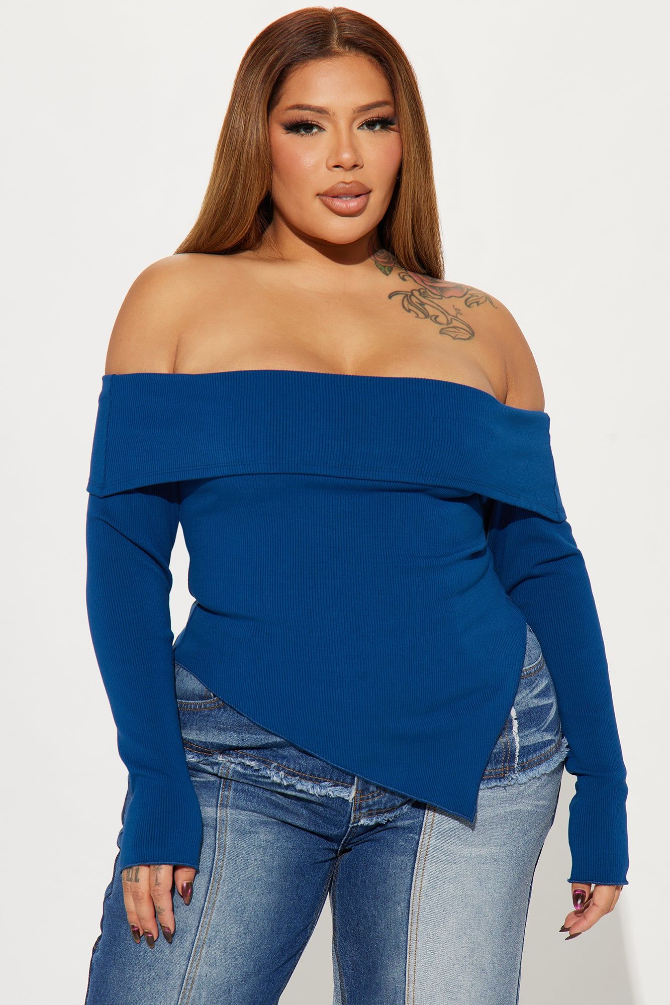Kenna Snatched Top - Navy sold by Fashion Nova product image thumbnail 4