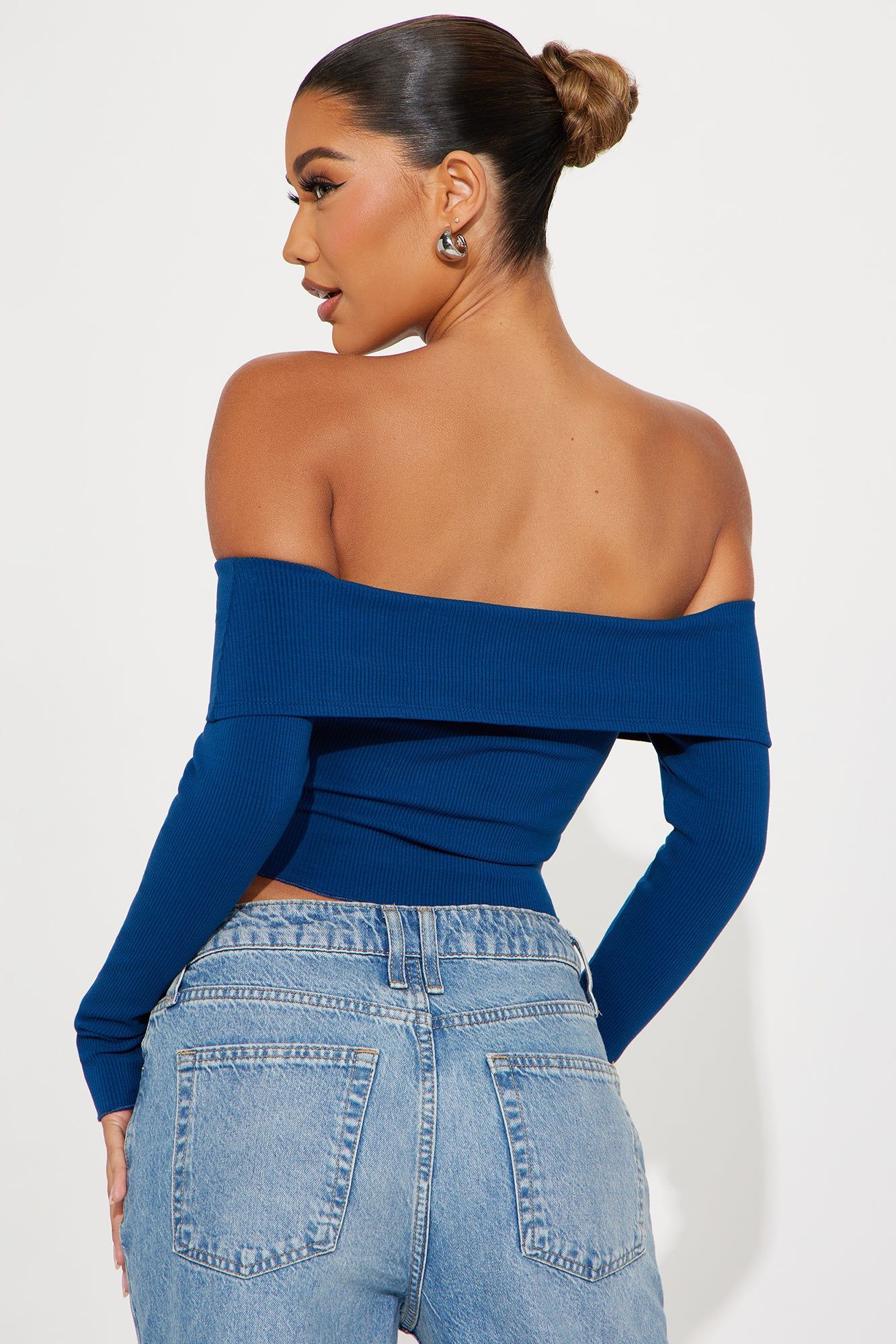 Kenna Snatched Top - Navy sold by Fashion Nova product image thumbnail 3