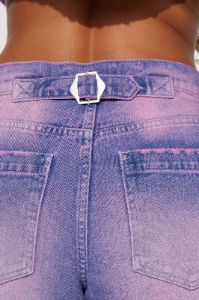 Alix Tinted Baggy Jeans - Purple sold by Fashion Nova