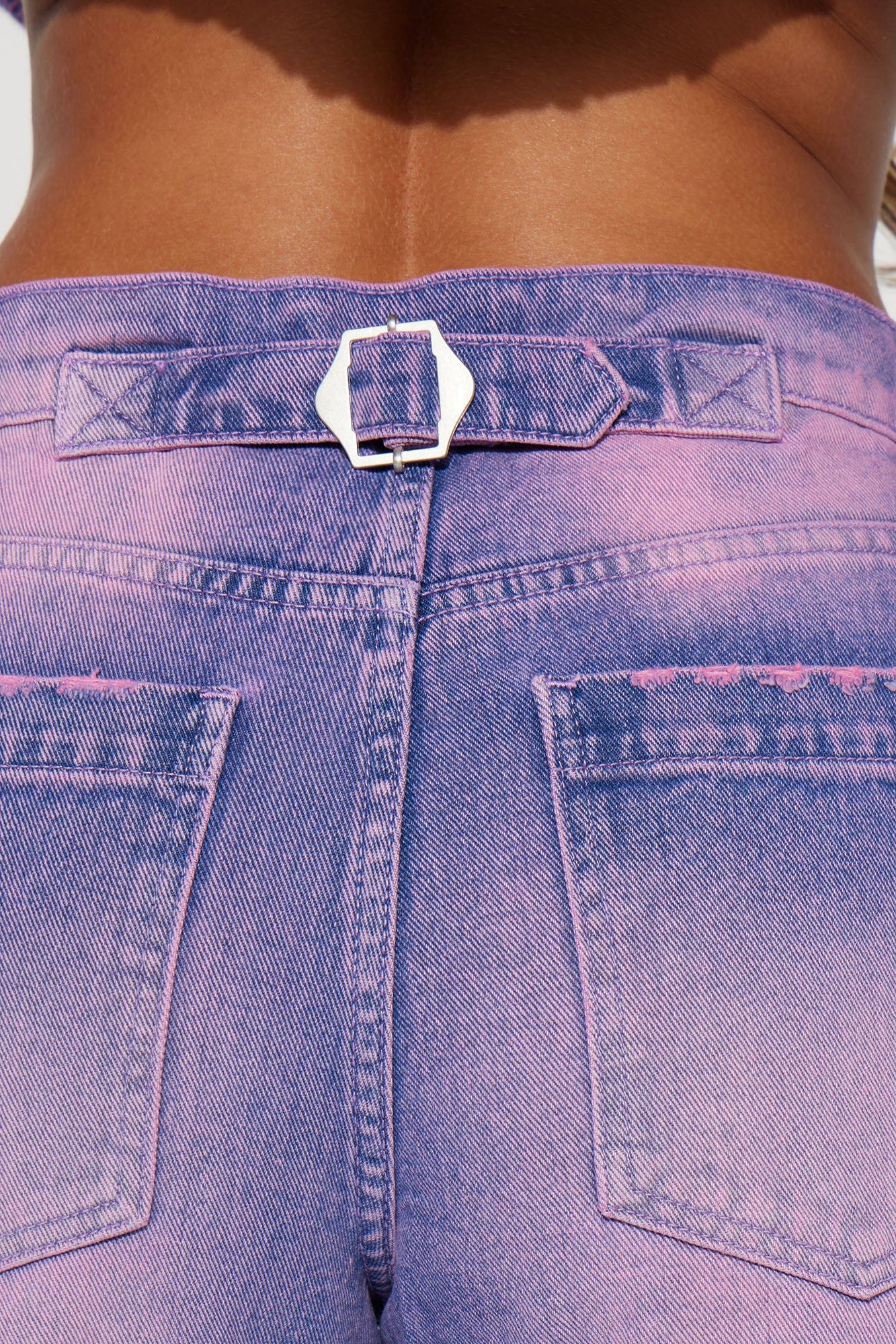 Alix Tinted Baggy Jeans - Purple sold by Fashion Nova product image thumbnail 4