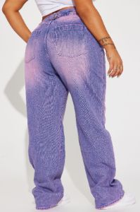 Alix Tinted Baggy Jeans - Purple sold by Fashion Nova
