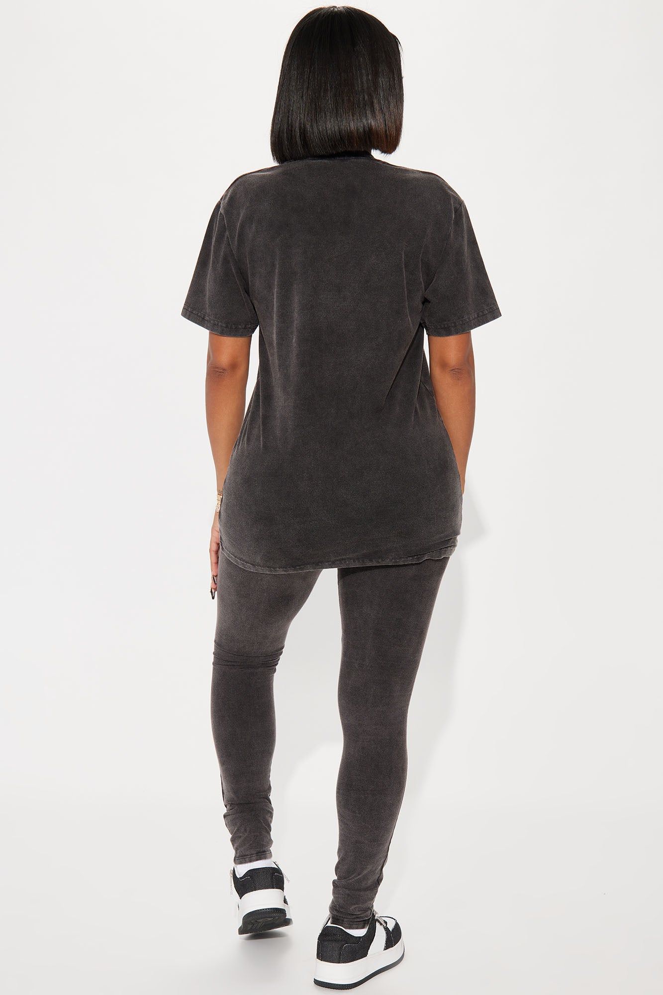 Stepping Out Mineral Wash Legging Set - Charcoal sold by Fashion Nova product image thumbnail 3
