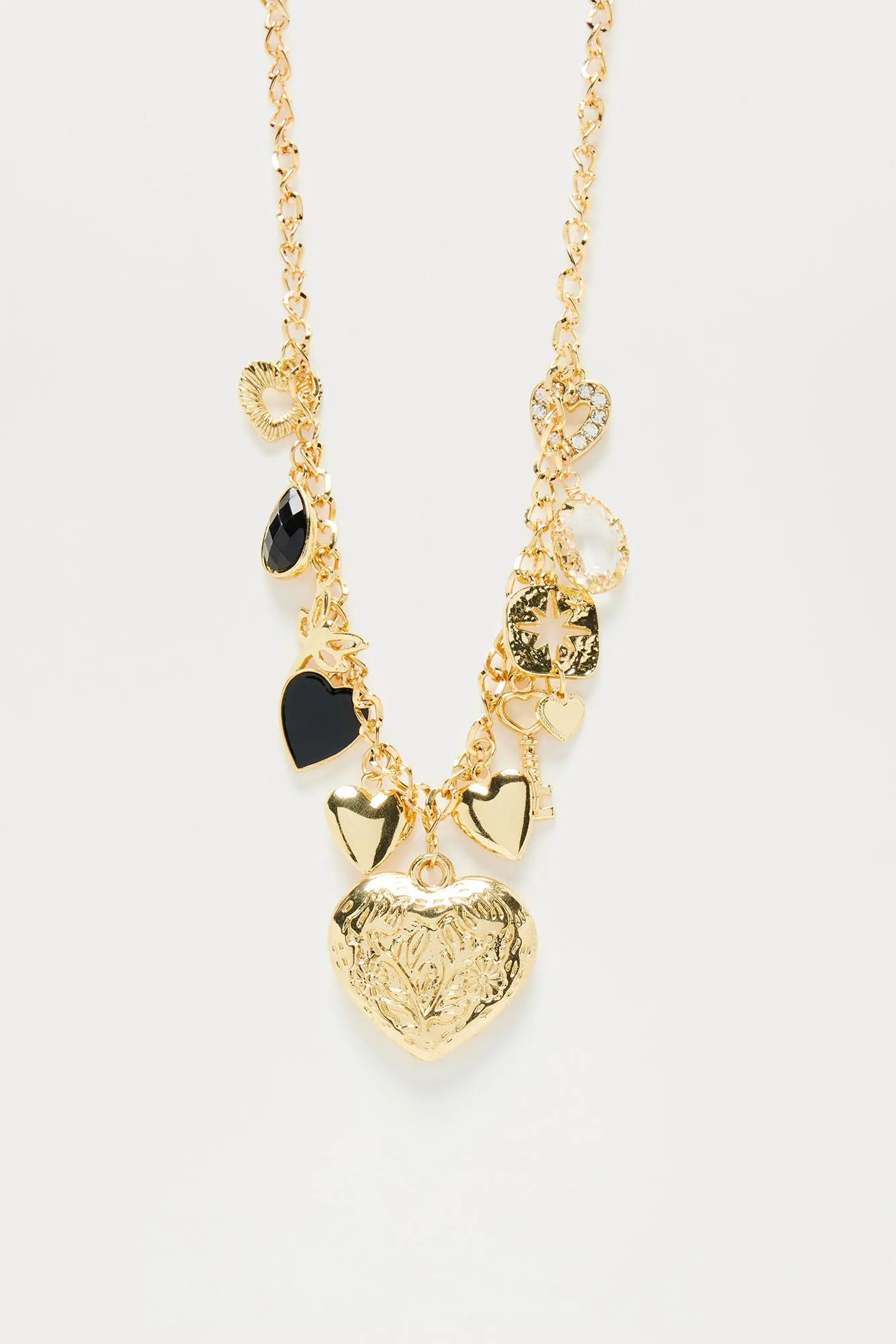 Key To My Soul Charm Necklace - Gold sold by Fashion Nova product image thumbnail 3