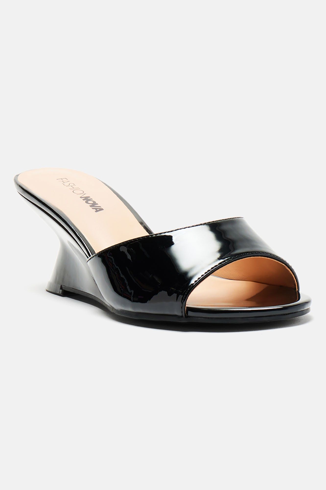 Baddie On The Go Wedges - Black sold by Fashion Nova product image thumbnail 3