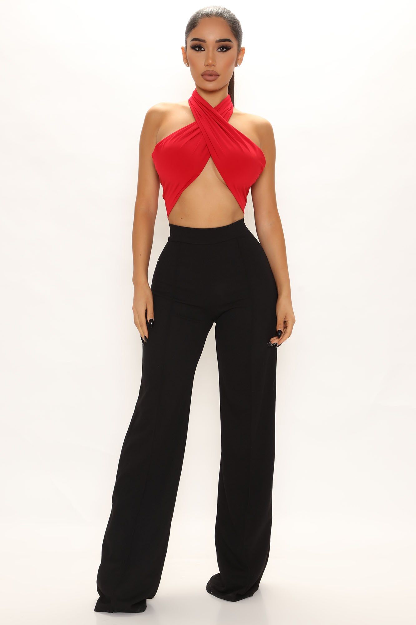Higher Highs Halter Top - Red sold by Fashion Nova product image thumbnail 3