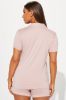 I Heart My Bed PJ Short Set - Mauve sold by Fashion Nova