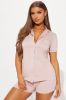 I Heart My Bed PJ Short Set - Mauve sold by Fashion Nova