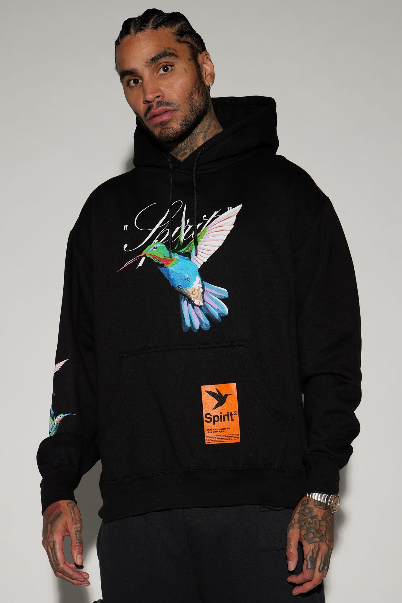 Colors Of The Spirit Hoodie - Black sold by Fashion Nova