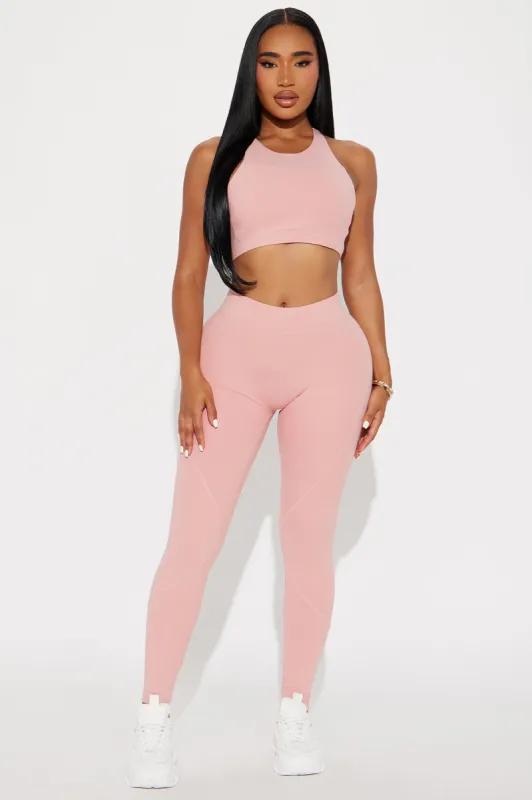 Nature Nomad Super Soft Active Legging - Mauve sold by Fashion Nova