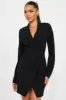Celena Blazer Mini Dress - Black sold by Fashion Nova
