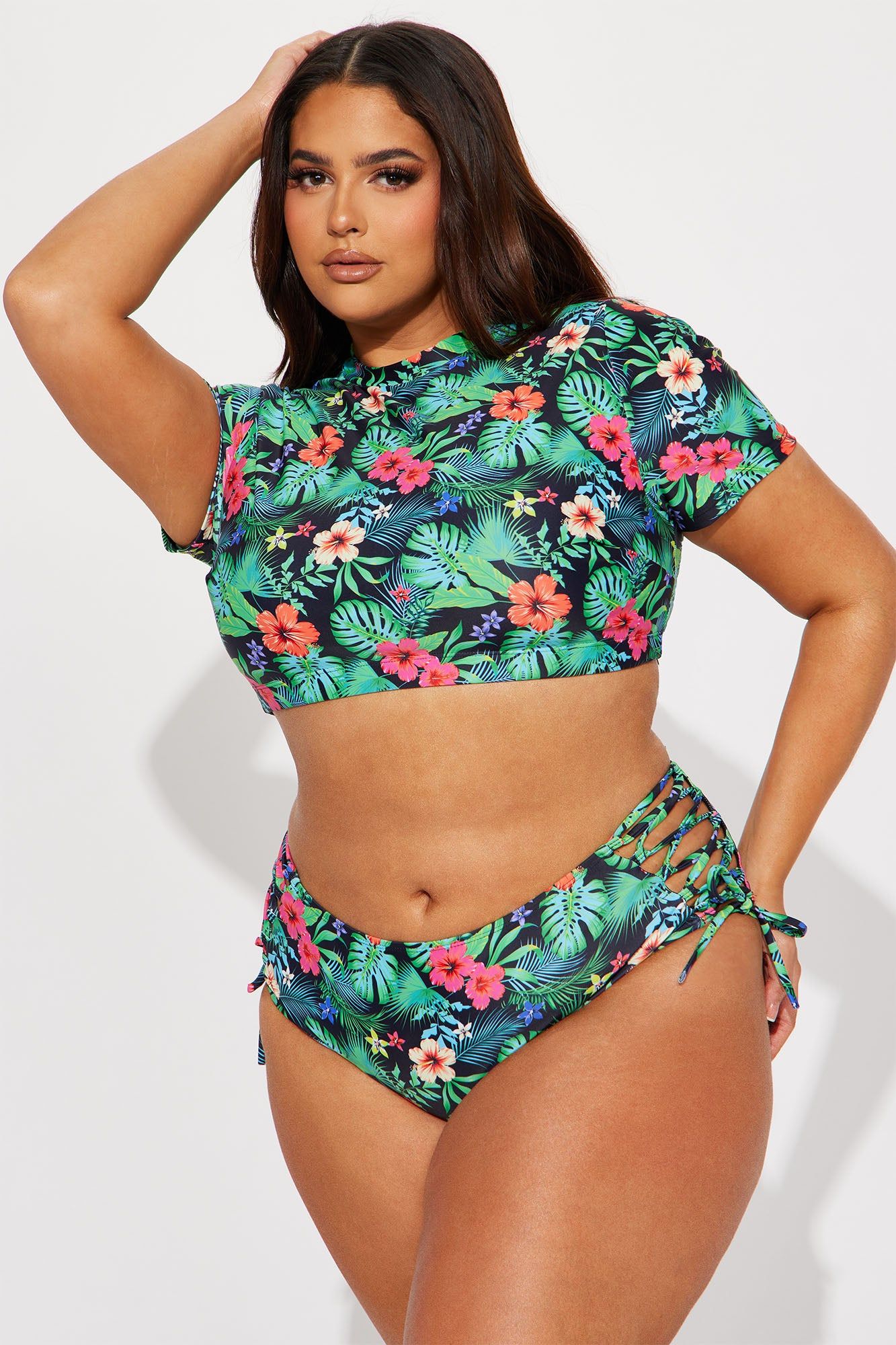 Maui Lace Up Side Bikini Bottom - Multi Color sold by Fashion Nova product image thumbnail 2