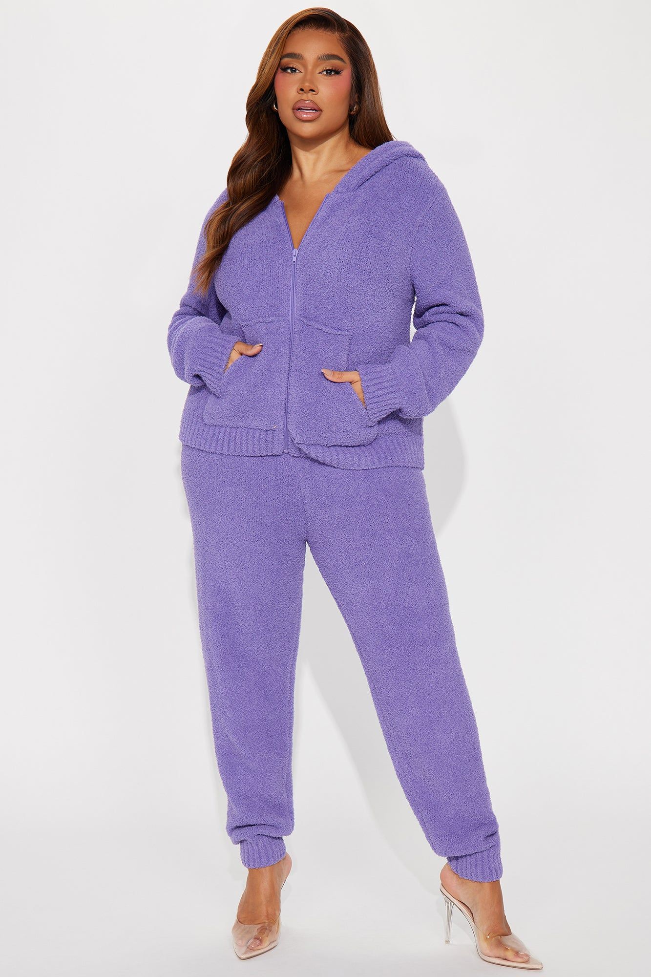Always Extra Cozy Pant Set - Purple sold by Fashion Nova product image thumbnail 4