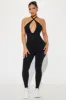 Powerhouse Active Jumpsuit - Black sold by Fashion Nova