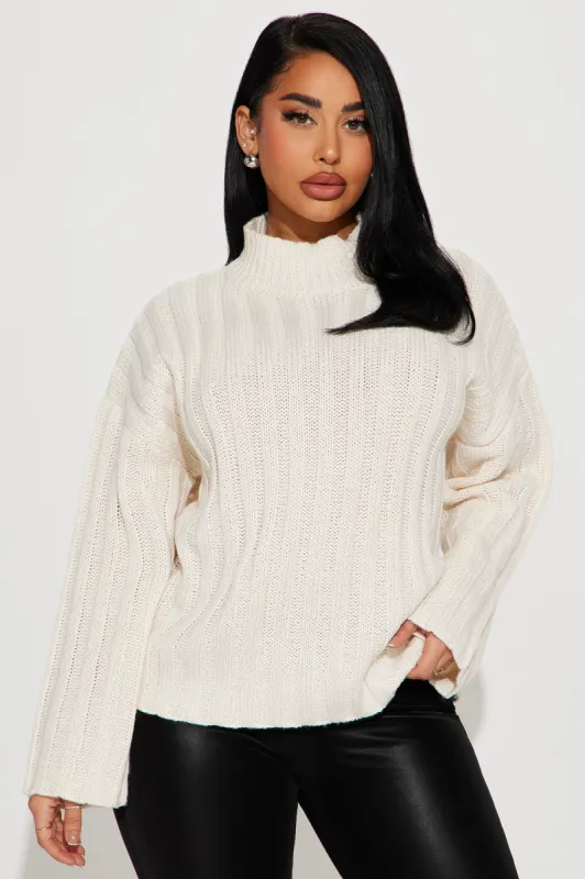 Talk It Up Sweater - Beige sold by Fashion Nova