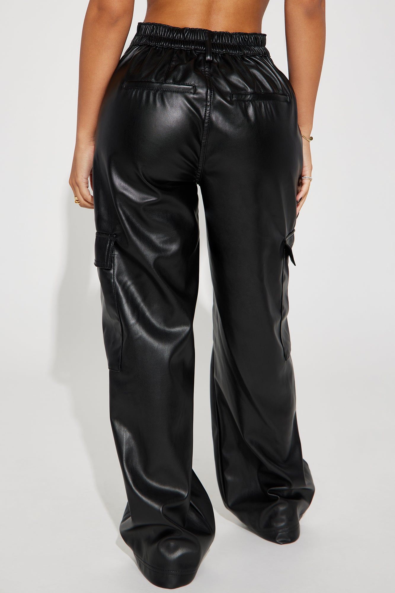 Style Muse Faux Leather Pant - Black sold by Fashion Nova product image thumbnail 3